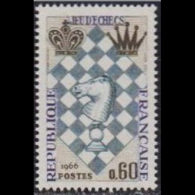 Frankreich MiNr. 1542 Schachspiel (0,60)