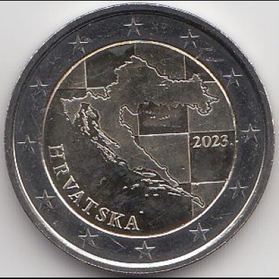 Kroatien 2 Euro 2023