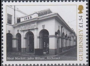 Guernsey MiNr. 1723 Architektur von John Wilson: Meat Market (1,54)
