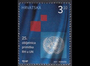Kroatien MiNr. 1285 25 Jahre Aufnahme Kroatiens in die UNO (3,10)