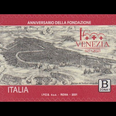 Italien MiNr. 4285, 1600 Jahre Venedig (B ZONA1)