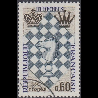 Frankreich MiNr. 1542 Schachspiel (0,60)