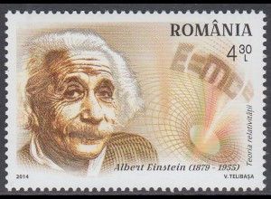 Rumänien Mi.Nr. 6910 Erfinder, Albert Einstein (4,30)
