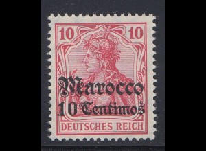 Deutsche Auslandspostämter, Marokko MiNr 36, postfrisch