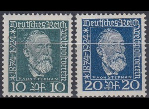 D,Dt.Reich Mi.Nr. 368-369 Heinrich von Stephan (2 Werte)