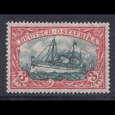 Deutsche Kolonien, Deutsch-Ostafrika MiNr 39IAa Kaiseryacht "Hohenzollern", gepr