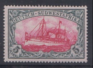 Deutsche Kolonien, Dt.-Südwestafrika MiNr 23, Kaiseryacht "Hohenzollern"