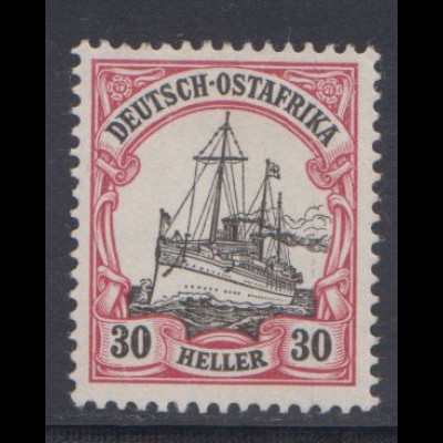Deutsche Kolonien, Dtsch.-Ostafrika MiNr 27, Kaiseryacht "Hohenzollern"