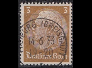 D,Dt.Reich Mi.Nr. 482 Freim. Hindenburg, Wz. 2 (3)