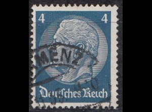 D,Dt.Reich Mi.Nr. 483 Freim. Hindenburg, Wz. 2, dkl.pr.blau (4)
