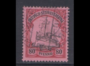 Deutsche Kolonien, Dt.-Südwestafrika MiNr 19, Kaiseryacht "Hohenzollern"