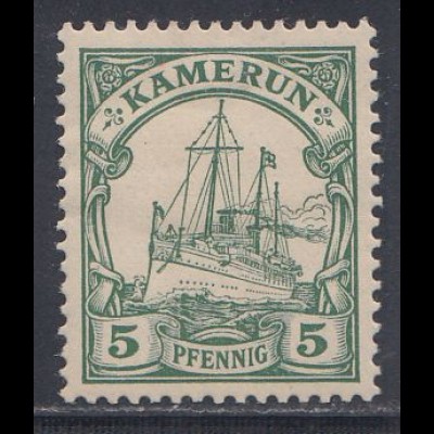 Deutsche Kolonien, Kamerun MiNr 8, Kaiseryacht "Hohenzollern"