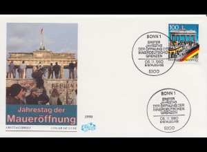 D,Bund Mi.Nr. 1482I Öffnung der innerdt.Grenzen, Brandenburger Tor (100)