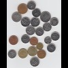Diverse Münzen (23 Stück), z.B. aus Kroatien, Schweden, Dänemark, Tschchien,