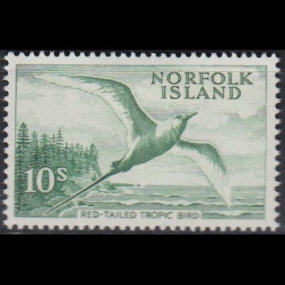 Norfolk-Insel Mi.Nr. 36 Rotschwanz-Tropikvogel (10)