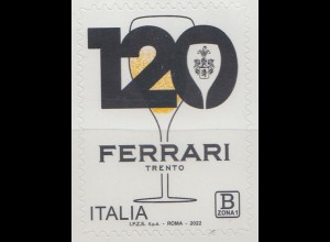 Italien MiNr. 4420, 120 Jahre Weingut Ferrari Trento