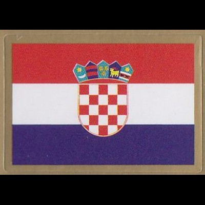 Flaggen-Aufkleber Kroatien