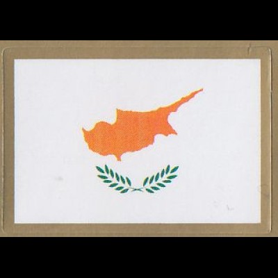 Flaggen-Aufkleber Zypern