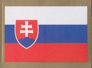 Flaggen-Aufkleber Slowakei