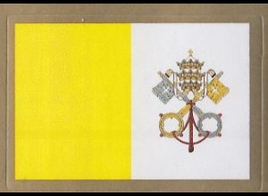 Flaggen-Aufkleber Vatikan