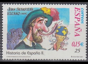Spanien Mi.Nr. 3660 Juan Sebastián Elcano umsegelt die Welt