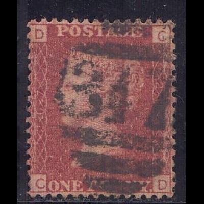 Großbritannien Mi.Nr. 16 Platte 207 Königin Victoria (1 P.)