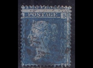 Großbritannien Mi.Nr. 17 Platte 09 Königin Victoria (2 P.)