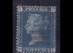 Großbritannien Mi.Nr. 17 Platte 15 Königin Victoria (2 P.)