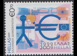Griechenland Mi.Nr. 2508 Stilisierte Stadt, Eurozeichen (0,70)