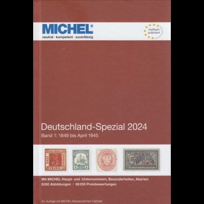 Michel Katalog Deutschland Spezial 2024 Band 1, 54. Auflage 