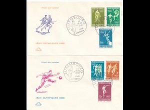 Luxemburg Mi.Nr. 765-70, 1968 Olympische Sommerspiele (6 Werte)